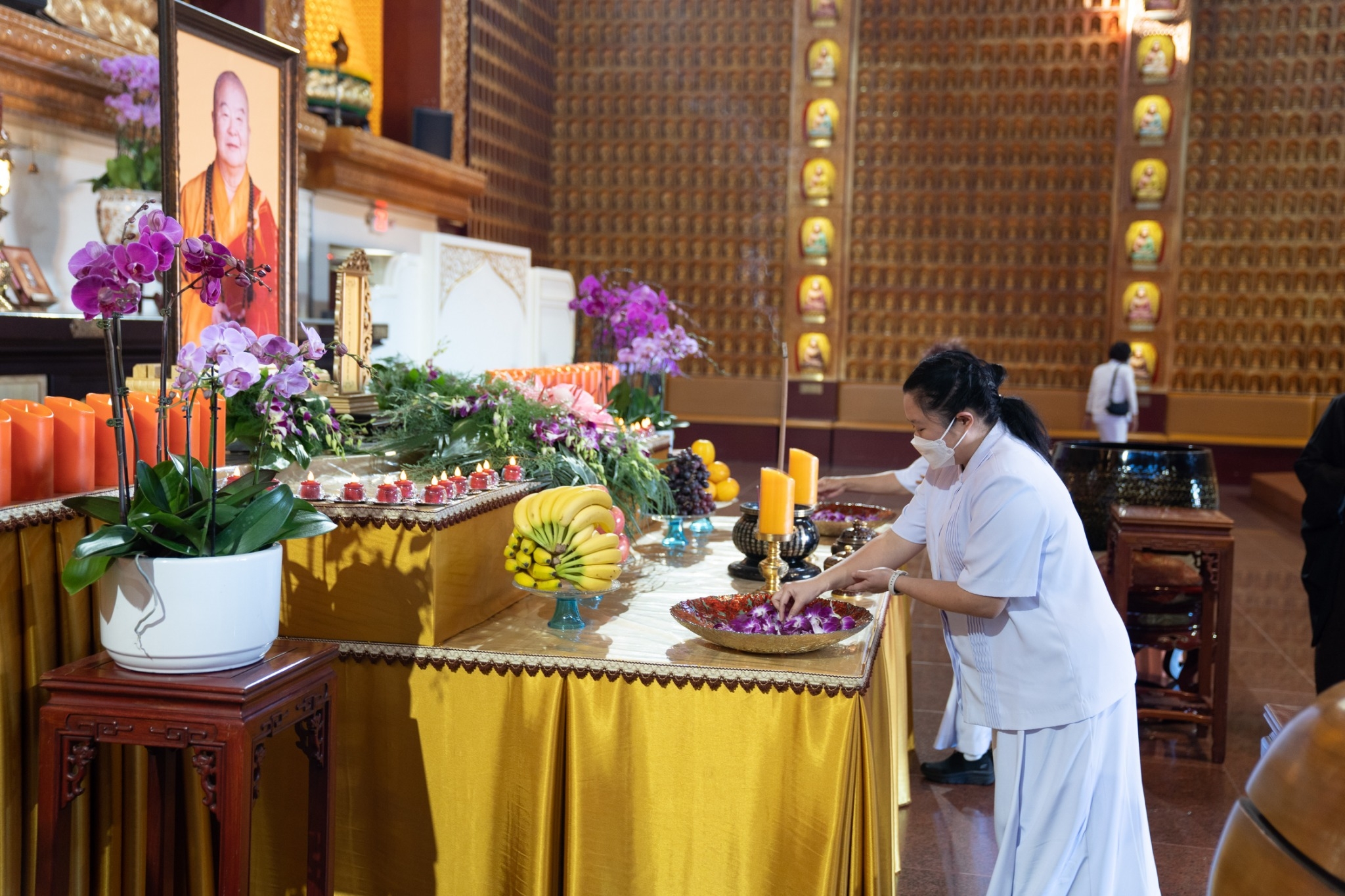 หมู่คณะวัดพระธรรมกายแคลิฟอร์เนีย ร่วมแสดงความอาลัยต่อการมรณภาพของพระธรรมาจารย์ซิงหวิน