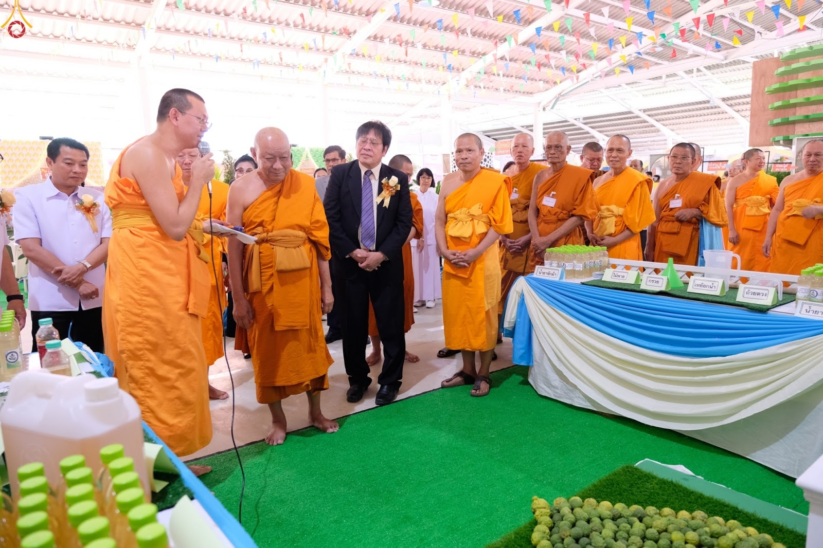 คณะสงฆ์ปทุมธานี ร่วมเสนอนิทรรศการวัดตัวอย่าง วัดสวยด้วยความสุข