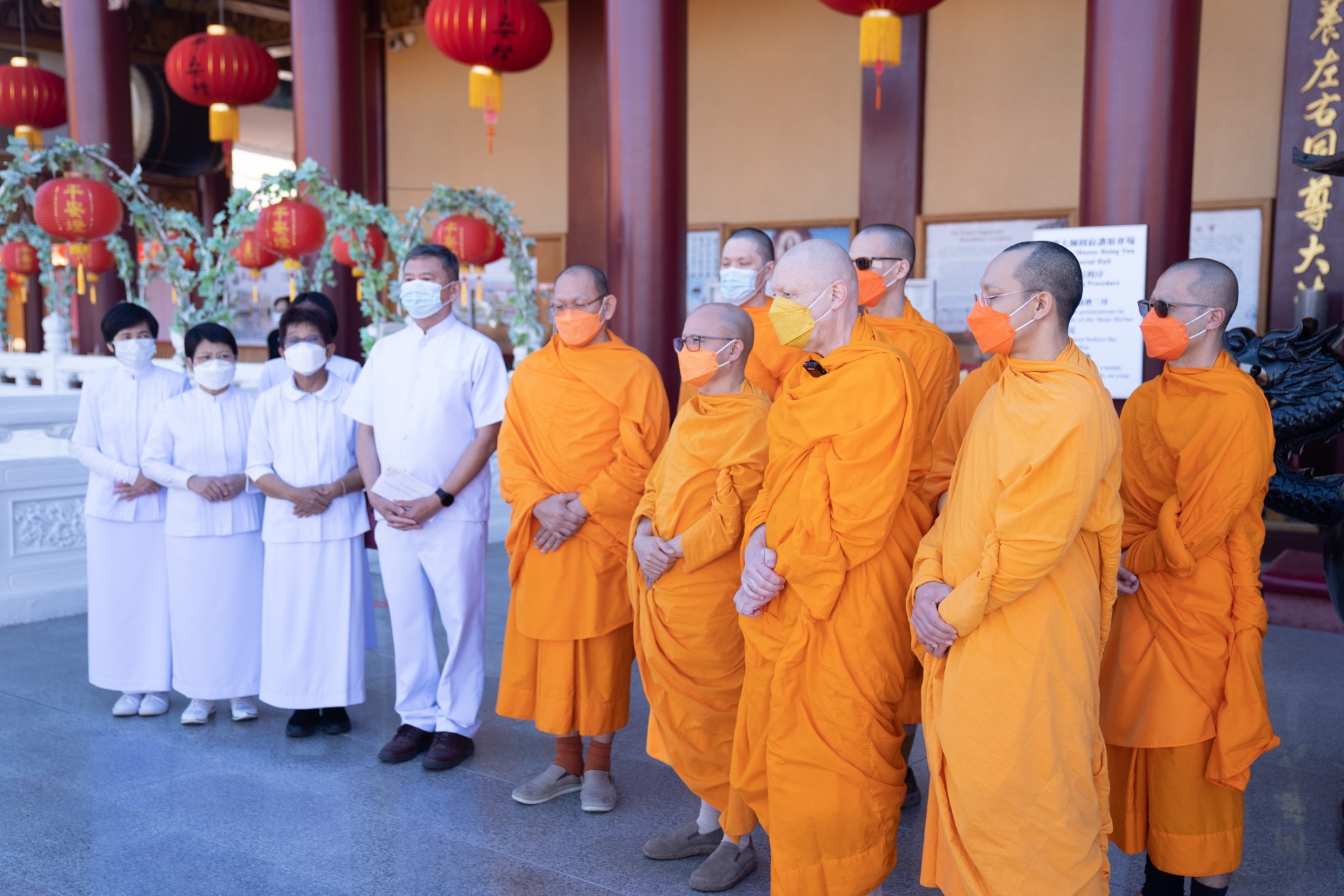 หมู่คณะวัดพระธรรมกายแคลิฟอร์เนีย ร่วมแสดงความอาลัยต่อการมรณภาพของพระธรรมาจารย์ซิงหวิน