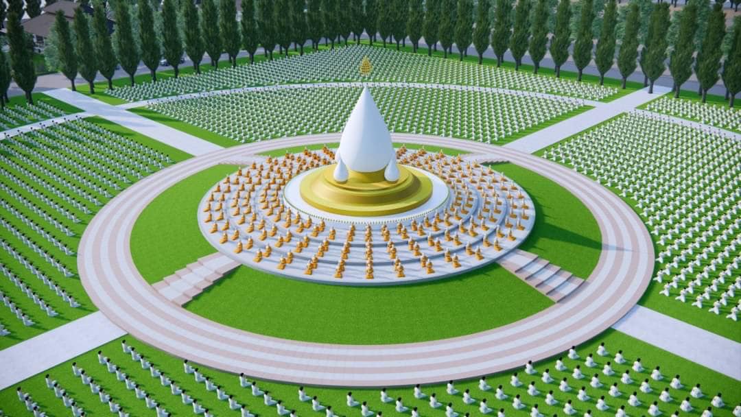 ขอเชิญร่วมบุญสถาปนา สังฆรัตนะ  และลานเวียนประทักษิณ