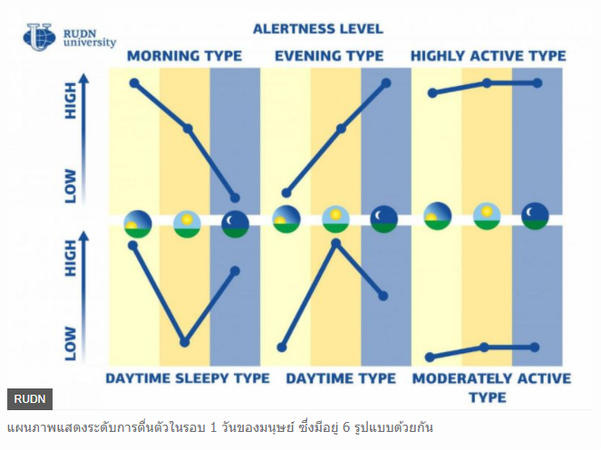 วงจรหลับ-ตื่นของคุณเป็นแบบไหน ?