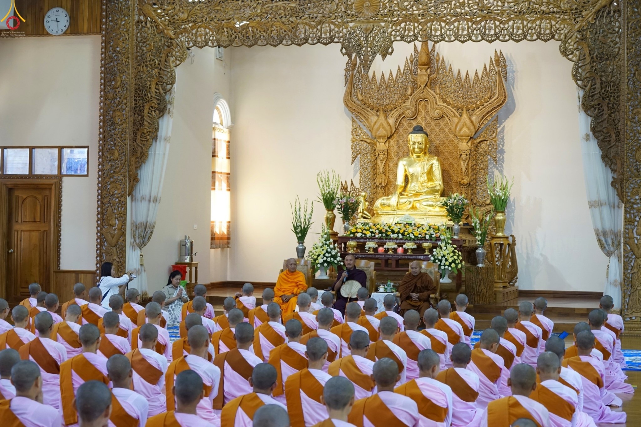 สำนักแม่ชีศากยะธิดา ร่วมกันสวดมนต์วันพระใหญ่