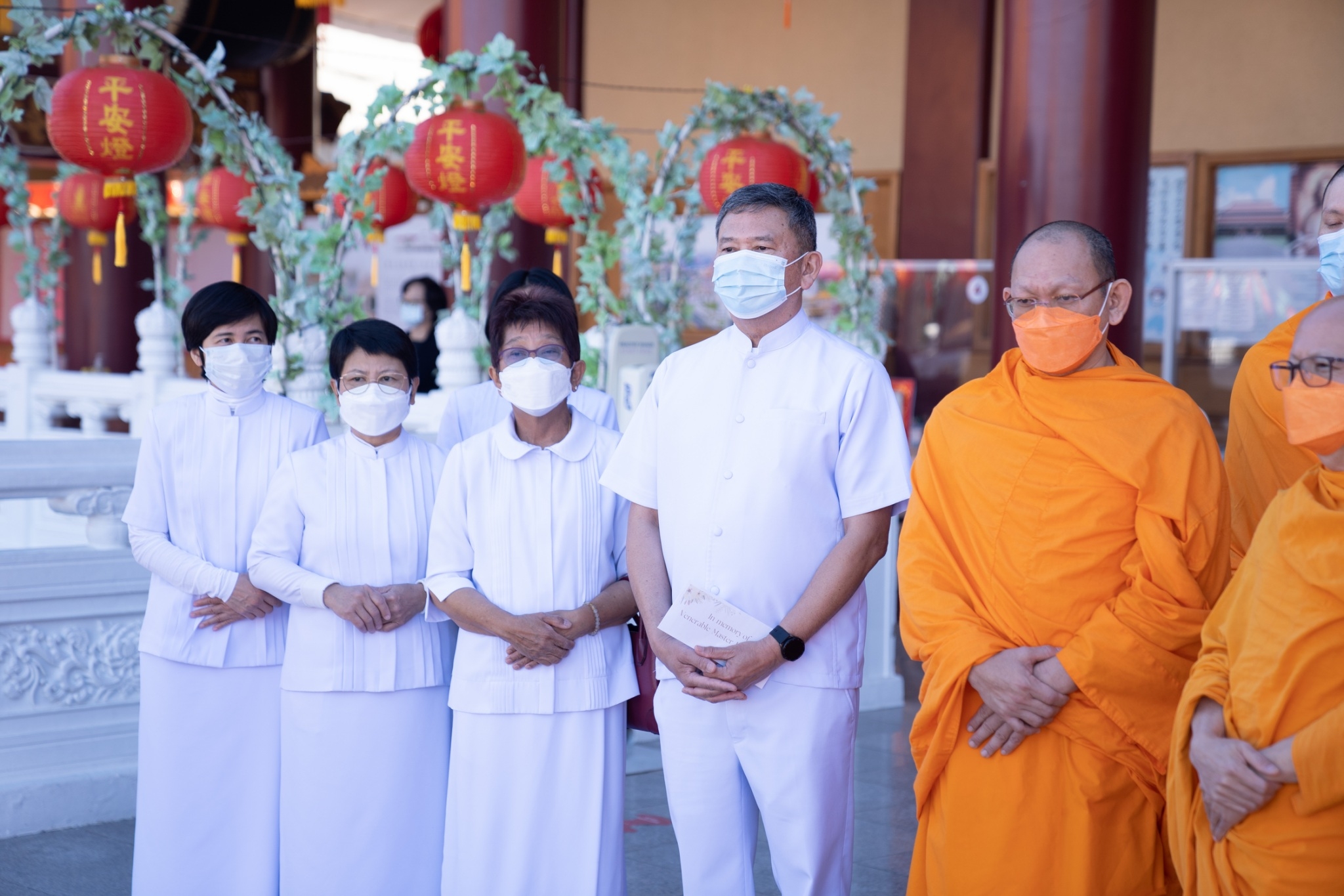 หมู่คณะวัดพระธรรมกายแคลิฟอร์เนีย ร่วมแสดงความอาลัยต่อการมรณภาพของพระธรรมาจารย์ซิงหวิน