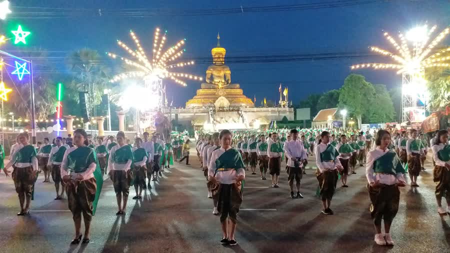 พิธีรำถวายพระคู่บ้านคู่เมือง งานประเพณีอุ้มพระดำน้ำ ประจำปี 62