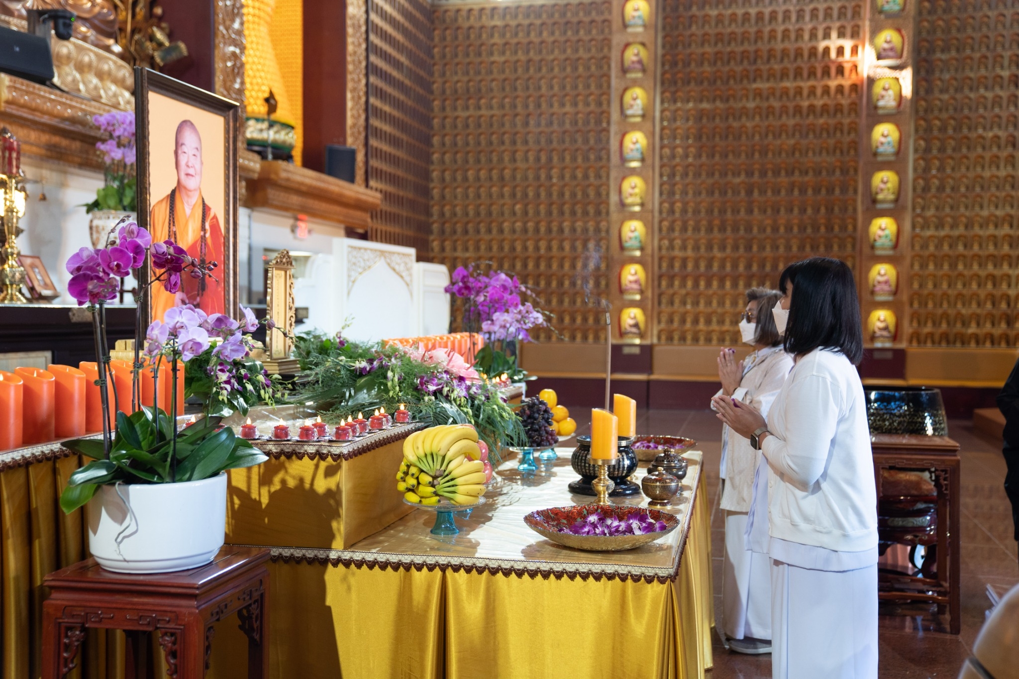 หมู่คณะวัดพระธรรมกายแคลิฟอร์เนีย ร่วมแสดงความอาลัยต่อการมรณภาพของพระธรรมาจารย์ซิงหวิน