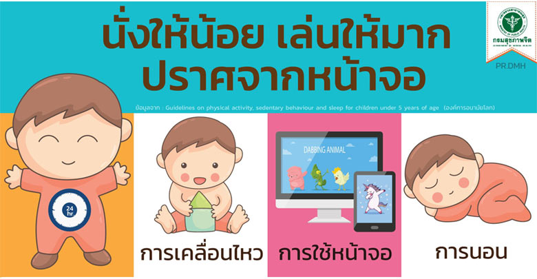 นั่งให้น้อย  เล่นให้มาก  ปราศจากหน้าจอ
