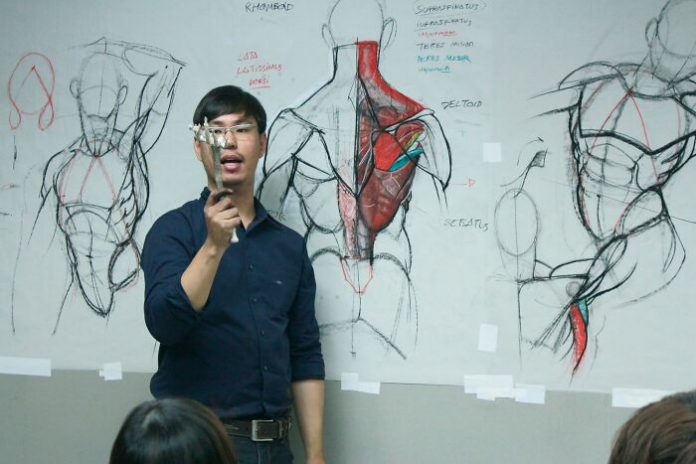 ต่างชาติว้าว เห็นห้องเรียนวาดภาพ “ร่างกายมนุษย์” ของไทย ดังไกลต่างแดน